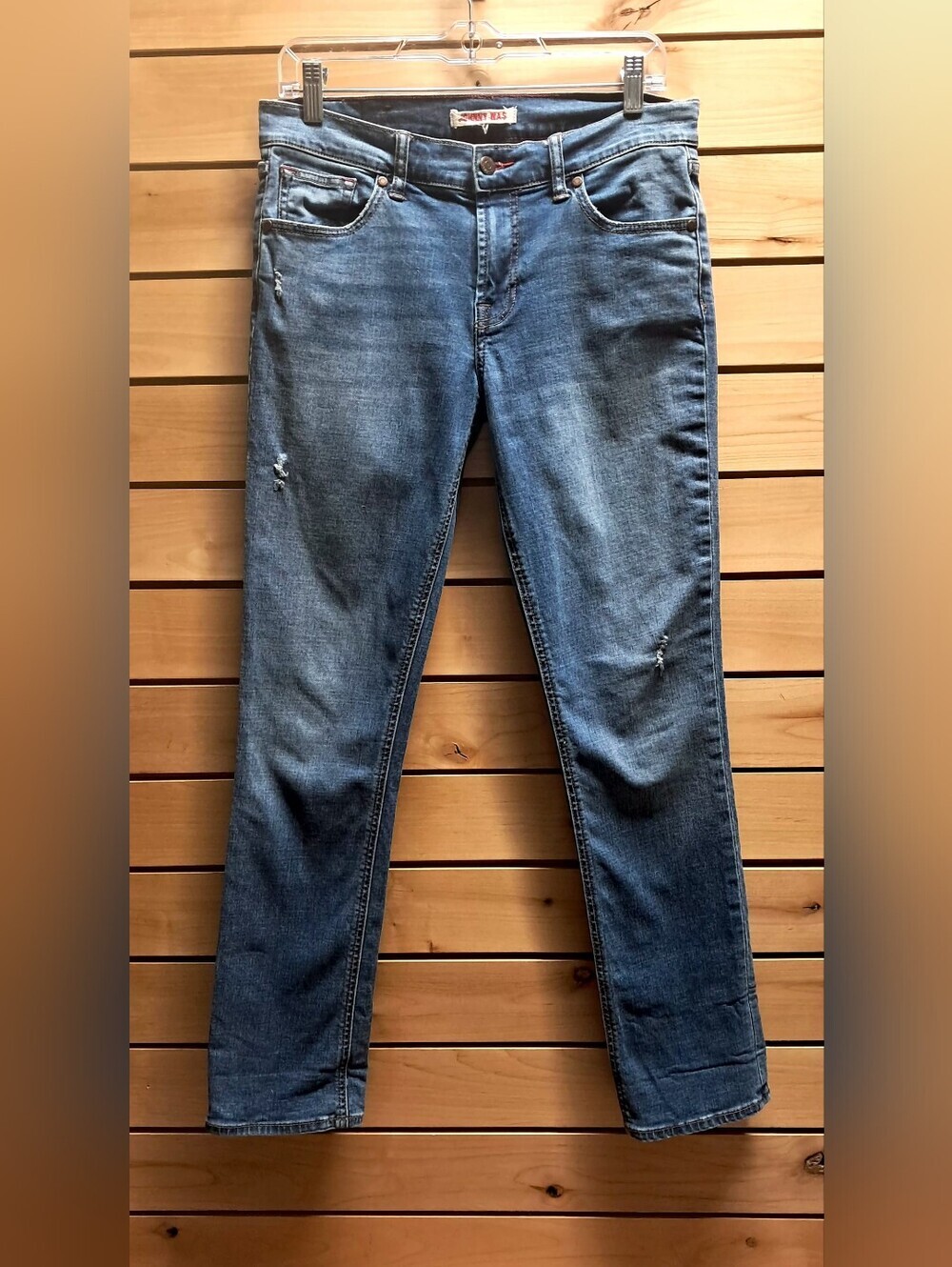 Johnny Was Mid Rise Distressed Straight Leg Jeans Size 26